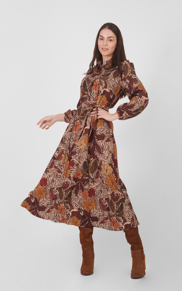 Vestido Zefra | Guinda