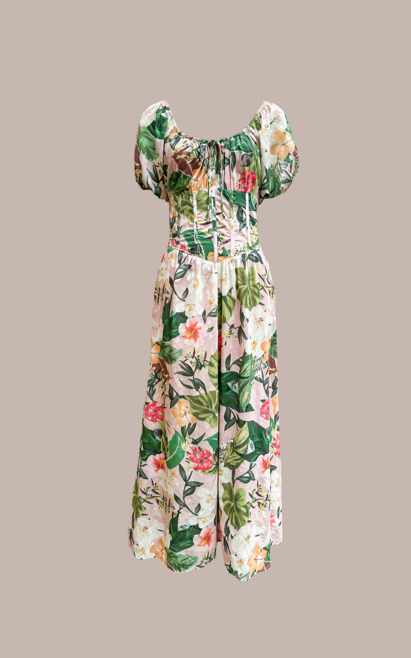 Vestido Powerful | Rosado & Verde