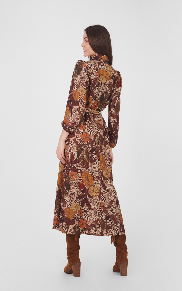 Vestido Zefra | Guinda