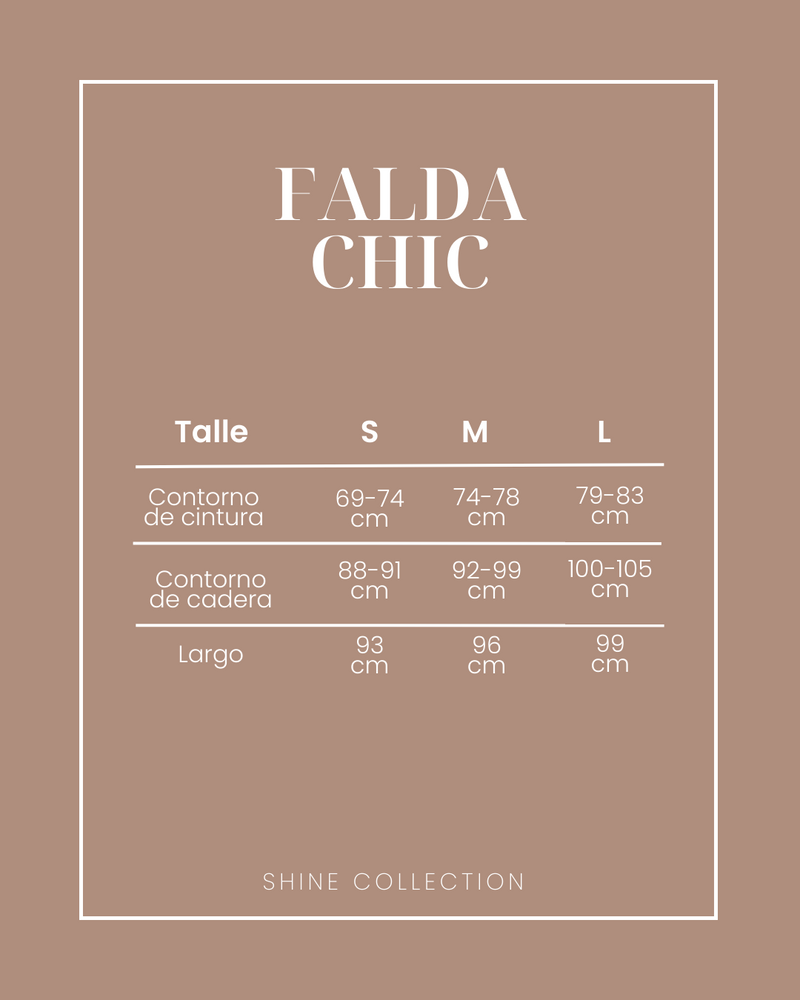 Falda Chic | Celeste