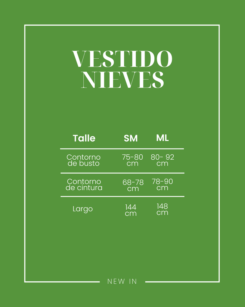Vestido Nieves
